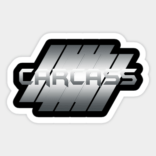 Metallic Illustration carcass Sticker